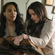 Iris and Lois trying to remain calm while downplaying how shocked they are.